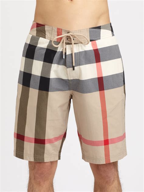 burberry mens swim trunks discounted|burberry bathing suits men.